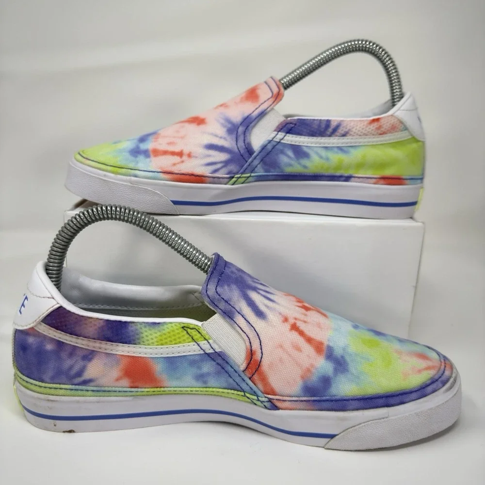 Nike Womens Court Legacy Size 7 Slip On Sneakers Tie dye Shoes CZ1752-900‎